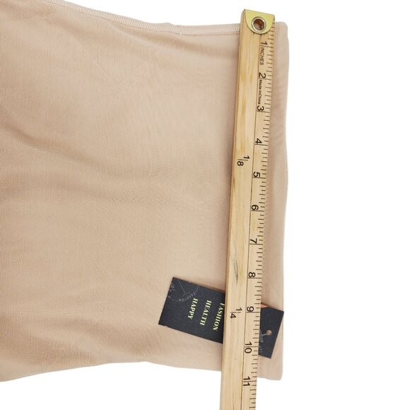 High-Waist Beige Shapewear Briefs For Women Size S - Picture 4 of 6